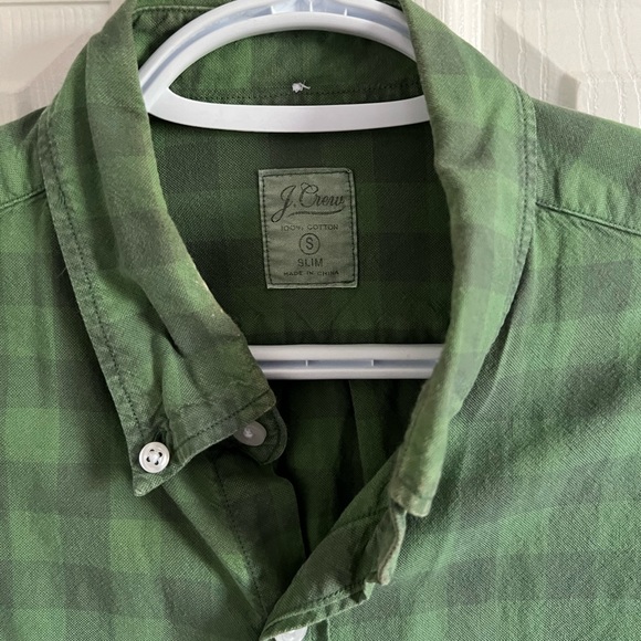 Jcrew slim buffalo plaid oxford - Picture 2 of 3
